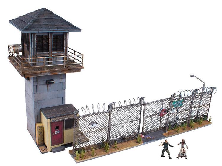 McFarlane Walking Dead Building Set Prison Tower & Gate